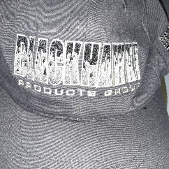BLACKHAWK! Baseball Cap * Dark Gray * EUC * Y2K * SHOT Show * 2000 * - Picture 1 of 7